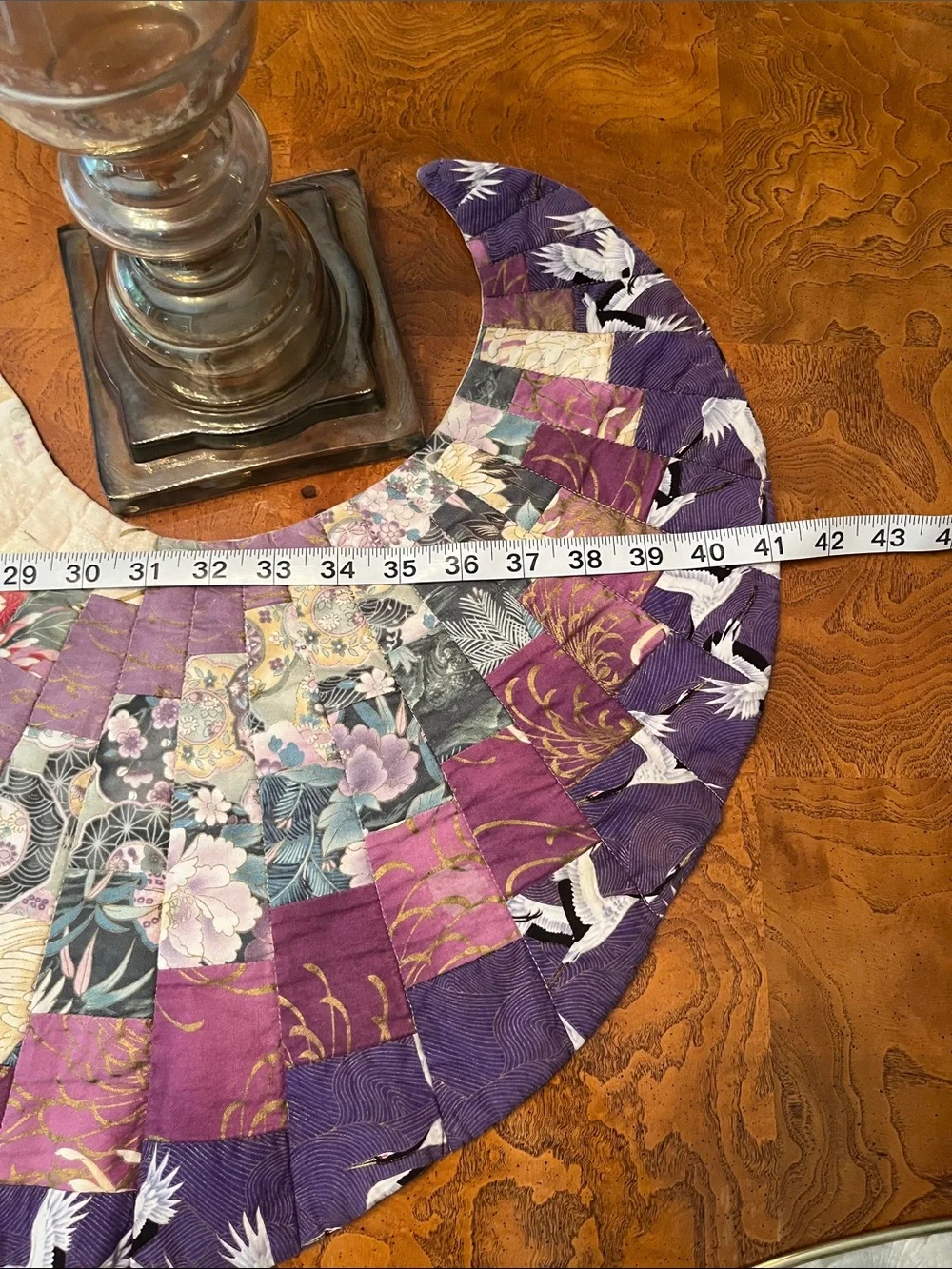 Handmade quilted table runner